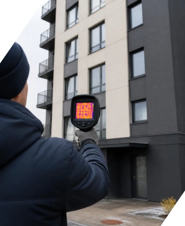 Тепловизионное обследование зданий в Конаково от 5069 р. | ЭкспертизаРоссия