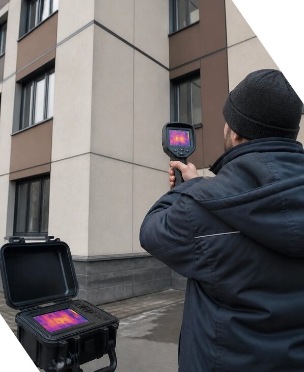 Тепловизионное обследование зданий и сооружений в Конаково